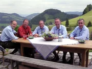 Harry Prünster mit den Stoakogler. Harry Prünster mit den Stoakogler.