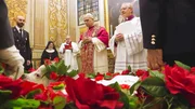 Papst Leo XIV. segnet am Fest der heiligen Agnes (21. Jänner) die beiden Lämmer, deren Wolle für das päpstliche Pallium verwendet wird. Papst Leo XIV. segnet am Fest der heiligen Agnes (21. Jänner) die beiden Lämmer, deren Wolle für das päpstliche Pallium verwendet wird.