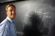 Robbert Dijkgraaf ist der Direktor des Institute for Advanced Study (IAS) in Princeton, New Jersey. Auch Einstein arbeitete dort mehr als 20 Jahre. Seine Formel schafft es, mathematisch die Kr&uuml;mmung von Raum und Zeit zu erkl&auml;ren.
