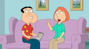 Glenn Quagmire (l.); Lois Griffin (r.) Glenn Quagmire (l.); Lois Griffin (r.)