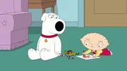 Brian Griffin (l.); Stewie Griffin (r.) Brian Griffin (l.); Stewie Griffin (r.)
