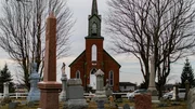 Front Exterior of the Enchanted Church across the street from Pleasant Ridge Cemetery in Sycamore, Ohio Front Exterior of the Enchanted Church across the street from Pleasant Ridge Cemetery in Sycamore, Ohio