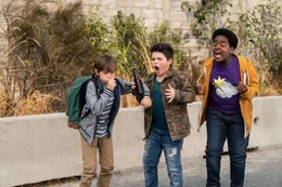 L-R: Max (Jacob Tremblay), Thor (Brady Noon) und Lucas (Keith L. Williams)