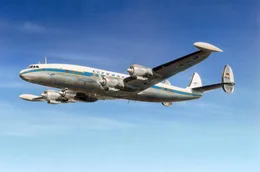 Inbegriff der Eleganz am Himmel: eine Lockheed Super Constellation