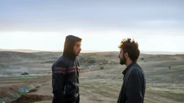 Die beiden Filmemacher und eine ungew&ouml;hnliche Freundschaft: der pal&auml;stinensische Anwalt und Aktivist Basel Adra und der israelische Journalist Yuval Abraham.
