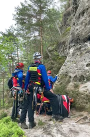 Einsatz am Kletterstieg Einsatz am Kletterstieg