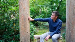 Olaf Ihlefeld lebt seit 30 Jahren f&uuml;r den S&uuml;dwestkirchhof Stahnsdorf. Hier ruhen Ber&uuml;hmtheiten, etwa Heinrich Zille, Friedrich-Wilhelm Murnau, die Familie Siemens, aber auch j&uuml;ngere Promis, wie Manfred Krug oder Dieter Thomas Heck. Der Friedhofsleiter Ihlefeld organisiert in seiner Freizeit F&uuml;hrungen und Kulturveranstaltungen, um dem breiten Publikum die Faszination dieses Ortes n&auml;her zu bringen. - Feine Steine im Wald - diese Mischung verleiht dem Ort seinen Charme.