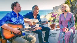 Von links: Johannes (Thomas Stipsits), Gert (Gert Steinb&auml;cker) und Julia (Katharina Stra&szlig;er) beim gemeinsamen Musizieren. Weiteres Bildmaterial finden Sie unter www.br-foto.de.