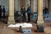 Pictured (L-R): John Boyd as Special Agent Stuart Scola and Zeeko Zaki as Special Agent Omar Adom "OA" Zidan.