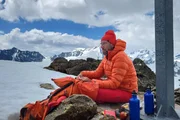 Rupert Vo&szlig; am Gipfel des Schwarzkogel.
