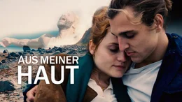 Key Visual/Cover mit Typo zu "Aus meiner Haut". Auf den ersten Blick sind Leyla (Mala Emde) und Tristan (Jonas Dassler) ein gl&uuml;ckliches Paar. Als sie auf eine geheimnisvolle Insel reisen, beginnt ein Spiel der Identit&auml;ten, das alles ver&auml;ndert - ihre Wahrnehmung, ihre Sexualit&auml;t, ihr gesamtes "Ich".