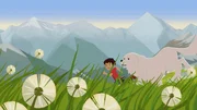 Sebastian und Belle auf dem Weg ins Gebirge. Sebastian und Belle auf dem Weg ins Gebirge.
