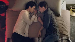L-R: Xavier (Theodore Pellerin) and Jared Eamons (Lucas Hedges)