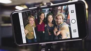 (v.l.n.r.) Scooter (Tom Allen); Tani Rey (Meaghan Rath); Quinn Liu (Katrina Law); Skeez (John Parr)