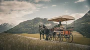 Fiaker Werner auf seiner Kutsche. Fiaker Werner auf seiner Kutsche.