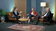 (v.l.) Moderatorin Kim Diehl mit Katharina Steinhauer und Prof. Dr. Philipp Bartholom&auml;