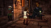 Arthur und Sagramor versuchen die Werwolf-Katze einzufangen. Arthur und Sagramor versuchen die Werwolf-Katze einzufangen.