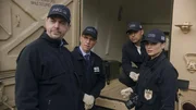 (v.l.n.r.) Timothy McGee (Sean Murray); Jimmy Palmer (Brian Dietzen); Nick Torres (Wilmer Valderrama); Jessica Knight (Katrina Law)