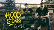 Keyvisual. F&uuml;r die Doku-Serie taucht Entertainer "$ick" tief in urbane Brennpunkte ein und trifft auf vielversprechende Rap-Artists mit starken Geschichten. Im Bild: $ick (rechts) mit seinem Hund Eddi und Rapper Ucef (links) in Hamburgs Hood M&uuml;mmelmannsberg.