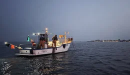 Vor Grado sind die Fischer schon lang vor Sonnenaufgang unterwegs.