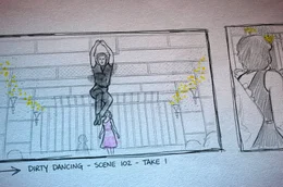 Szene aus dem Storyboard von "Dirty Dancing"
