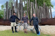 Florian Zucknick und Mathias Neubert zu Besuch bei Künstlerfreund Chris Hinze. Florian Zucknick und Mathias Neubert zu Besuch bei Künstlerfreund Chris Hinze.