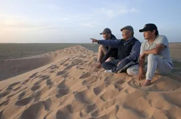 Durch die durch den Klimawandel bedingten h&ouml;heren Temperaturen kommt es in der Mongolei zur zunehmenden W&uuml;stenbildung.