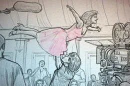 Die ber&uuml;hmte Hebefigur aus "Dirty Dancing", die zu einer der ikonischsten Szene des Films avancierte
