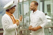 v.li.: Michael Ostrowski im Gespräch mit Christoph Überbacher vom Restaurant "Fete-Blanche". v.li.: Michael Ostrowski im Gespräch mit Christoph Überbacher vom Restaurant "Fete-Blanche".