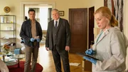 Ermittlungen am Tatort, v.li.: Jannik Mioducki als Alexander Witte, Rainer Hunold als Bernd Reuther, Astrid Posner als Judith Engel. Ermittlungen am Tatort, v.li.: Jannik Mioducki als Alexander Witte, Rainer Hunold als Bernd Reuther, Astrid Posner als Judith Engel.