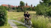 Florian Zucknick und Mathias Neubert bei Ausfahrt Jüterborg. Florian Zucknick und Mathias Neubert bei Ausfahrt Jüterborg.