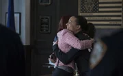 L-R: Carrie Preston as Elsbeth Tascioni and Carra Patterson as Kaya Blanke L-R: Carrie Preston as Elsbeth Tascioni and Carra Patterson as Kaya Blanke
