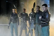 Carter (A. Tapping), Mitchell (B. Browder,r.) und Jackson (M.Shanks). Carter (A. Tapping), Mitchell (B. Browder,r.) und Jackson (M.Shanks).