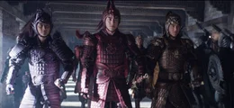 L-R: Deng (Xuan Huang), Chen (Kenny Lin) und Wu (Eddie Peng)
