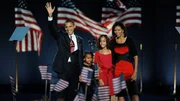 Pr&auml;sident Obama tritt sein Amt an.