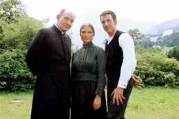 (v.li.): Michael Mendl (Pfarrer Kleiber), Julia Urban (Anna), Heio von Stetten (Franz).