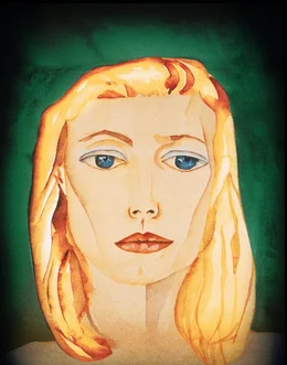Der junge K&uuml;nstler Finnegan Bell hat ein Portrait seiner gro&szlig;en Liebe Estella gemalt.