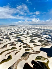 Wüste und Wasser: die Lençóis Maranhenses im Nordosten Brasiliens. Wüste und Wasser: die Lençóis Maranhenses im Nordosten Brasiliens.