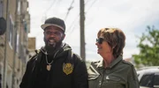 Kareem Woods und Eva Ries
