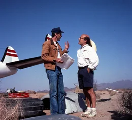 Sam Shepard und der Filmregisseur Volker Schl&ouml;ndorff (rechts).