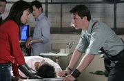 Picture shows: (l-r) Gwen (EVE MYLES), a dead Susie (INDIRA VARMA) and Captain Jack (JOHN BARROWMAN). EPISODE 8 'THEY KEEP KILLING SUZIE' Torchwood is linked to a series of brutal murders around the city. As Jack and the team investigate further, it becomes clear somebody wants their attention. What is Pilgrim - and how is it connected to a figure from Torchwood's past? The resurrection days are far from over. Picture shows: (l-r) Gwen (EVE MYLES), a dead Susie (INDIRA VARMA) and Captain Jack (JOHN BARROWMAN). EPISODE 8 'THEY KEEP KILLING SUZIE' Torchwood is linked to a series of brutal murders around the city. As Jack and the team investigate further, it becomes clear somebody wants their attention. What is Pilgrim - and how is it connected to a figure from Torchwood's past? The resurrection days are far from over.