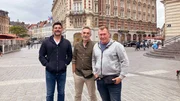 S&uuml;kr&uuml;, Mauro und Otto in der franz&ouml;sischen Stadt Lille