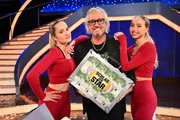 (v.l.n.r.) Davina Geiss; Robert Geiss; Shania Geiss