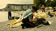 Im Vordergrund: Carabiniere (Steffan Boje), Hajaya Afsatu (Sarah Masuch) Im Vordergrund: Carabiniere (Steffan Boje), Hajaya Afsatu (Sarah Masuch)