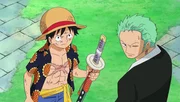 Ruffy (l.); Zorro (r.)