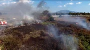 Die Region um Neapel und Caserta im S&uuml;dwesten Italiens wird wegen der vielen M&uuml;llbr&auml;nde "terra dei fuochi", Feuerland, genannt.