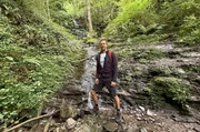 Moderator Arndt im Dortebachtal