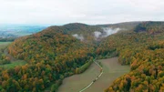 Das Ohmgebirge, einer sanfter H&ouml;henzug im Nordth&uuml;ringer Eichsfeld. Unter diesen Bergen schlummert ein Millionenschatz - ein milliardenschweres Kali-Vorkommen.