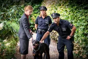 Petra Wolter (Konstanze Proebster, l.) kann sich nicht erkl&auml;ren, warum ihr Wachhund den Einbrecher gebissen hat. W&auml;hrend Tarik (Serhat Cokgezen) findet, dass das die Aufgabe eines Wachhundes ist, m&ouml;chte Claudia (Janette Rauch, M.), dass der Hund einem Tierarzt zwecks Wesenstest vorgef&uuml;hrt wird.