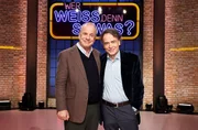 Treten bei "Wer wei&szlig; denn sowas?" als Kandidaten an: Der Fernsehmoderator und Produzent Hubertus Meyer-Burckhardt (l.) und der Journalist, Autor und Fernsehmoderator Giovanni di Lorenzo (r.).